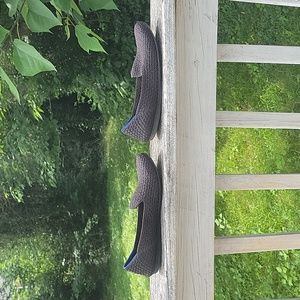 Rothy's black classic loafers sz 7